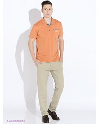 Мужская оранжевая футболка-поло от LERROS