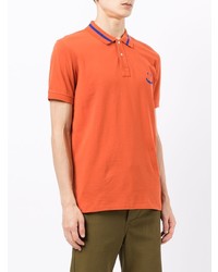 Мужская оранжевая футболка-поло от PS Paul Smith