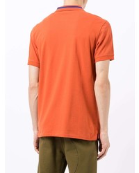 Мужская оранжевая футболка-поло от PS Paul Smith