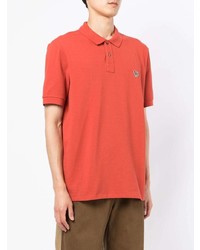 Мужская оранжевая футболка-поло от PS Paul Smith