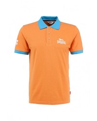 Мужская оранжевая футболка-поло от Lonsdale