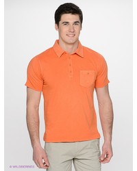 Мужская оранжевая футболка-поло от Navigare