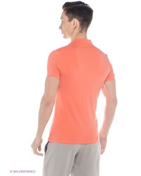 Мужская оранжевая футболка-поло от Oodji