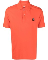 Мужская оранжевая футболка-поло от Parajumpers