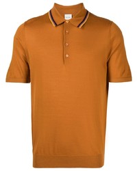 Мужская оранжевая футболка-поло от Paul Smith