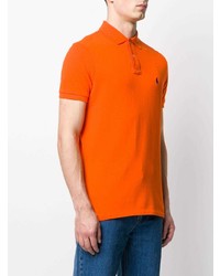 Мужская оранжевая футболка-поло от Polo Ralph Lauren