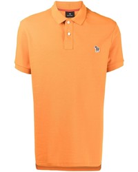 Мужская оранжевая футболка-поло от PS Paul Smith