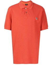 Мужская оранжевая футболка-поло от PS Paul Smith