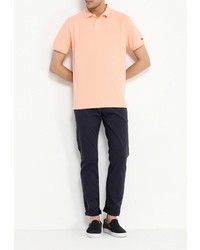 Мужская оранжевая футболка-поло от s.Oliver