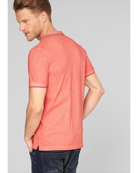 Мужская оранжевая футболка-поло от s.Oliver