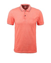 Мужская оранжевая футболка-поло от s.Oliver