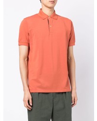 Мужская оранжевая футболка-поло от Paul Smith