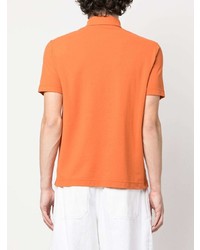 Мужская оранжевая футболка-поло от Zanone