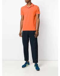 Мужская оранжевая футболка-поло от Sun 68