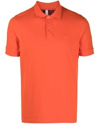 Мужская оранжевая футболка-поло от Sun 68