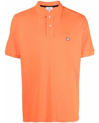 Мужская оранжевая футболка-поло от Woolrich