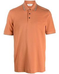 Мужская оранжевая футболка-поло от Z Zegna