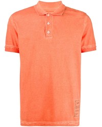 Мужская оранжевая футболка-поло от Zadig & Voltaire
