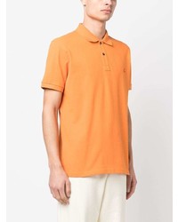 Мужская оранжевая футболка-поло от Peuterey