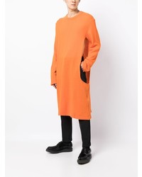 Мужская оранжевая футболка с длинным рукавом от Comme Des Garcons Homme Plus