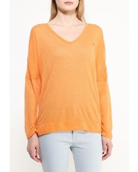 Женская оранжевая футболка с длинным рукавом от Luhta