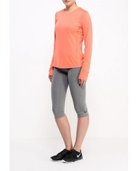 Женская оранжевая футболка с длинным рукавом от Nike