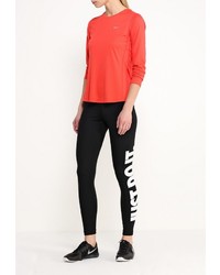 Женская оранжевая футболка с длинным рукавом от Nike