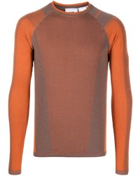 Мужская оранжевая футболка с длинным рукавом от Y-3