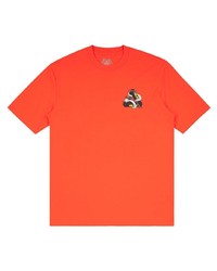 Мужская оранжевая футболка с круглым вырезом с принтом от Palace