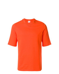 Мужская оранжевая футболка с круглым вырезом с принтом от Reebok