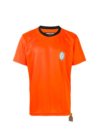 Мужская оранжевая футболка с круглым вырезом с принтом от Sankuanz