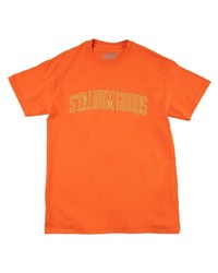 Мужская оранжевая футболка с круглым вырезом с принтом от Stadium Goods