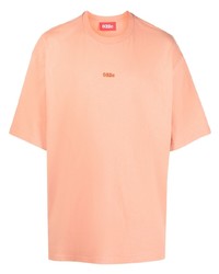 Мужская оранжевая футболка с круглым вырезом от 032c