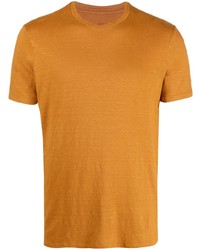 Мужская оранжевая футболка с круглым вырезом от Altea