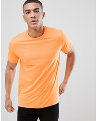 Мужская оранжевая футболка с круглым вырезом от ASOS DESIGN