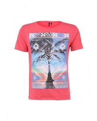 Мужская оранжевая футболка с круглым вырезом от Baon