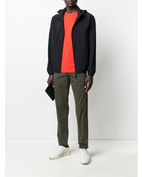 Мужская оранжевая футболка с круглым вырезом от Aspesi