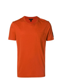 Мужская оранжевая футболка с круглым вырезом от Belstaff