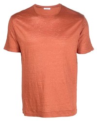 Мужская оранжевая футболка с круглым вырезом от Boglioli