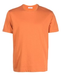 Мужская оранжевая футболка с круглым вырезом от Boglioli