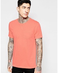 Мужская оранжевая футболка с круглым вырезом от Brave Soul