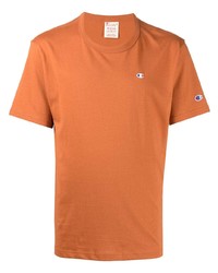 Мужская оранжевая футболка с круглым вырезом от Champion