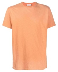 Мужская оранжевая футболка с круглым вырезом от Closed