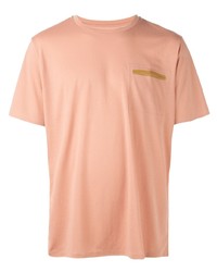 Мужская оранжевая футболка с круглым вырезом от Descente Allterrain