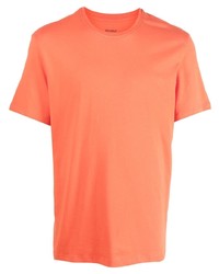 Мужская оранжевая футболка с круглым вырезом от ECOALF