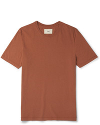 Мужская оранжевая футболка с круглым вырезом от Folk