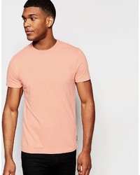 Мужская оранжевая футболка с круглым вырезом от French Connection