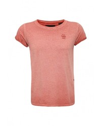 Женская оранжевая футболка с круглым вырезом от G Star