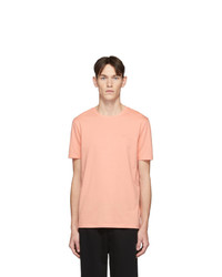 Мужская оранжевая футболка с круглым вырезом от Hugo