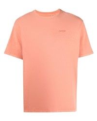 Мужская оранжевая футболка с круглым вырезом от Levi's
